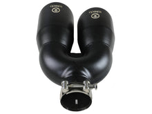 Load image into Gallery viewer, aFe Takeda 2-1/2&quot; 304 Stainless Steel Black Left Exhaust Tip - Universal