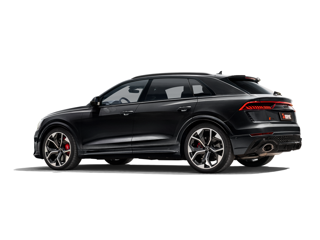 Akrapovic Titanium Evolution Line Cat Back Exhaust w/ Carbon Fiber Tips - Audi RS Q8 (M4) 2020-2024