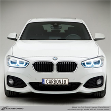 Load image into Gallery viewer, Carbonio No-Drill Front License Plate Mount - BMW 1-Series 2004-2024