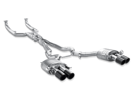 Akrapovic Titanium Evolution Line Cat Back Exhaust w/ Carbon Tips - BMW M6 (F12/F13) 2013-2018
