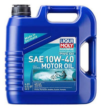 Load image into Gallery viewer, LIQUI MOLY 4L Marine PWC Motor Oil SAE 10W40