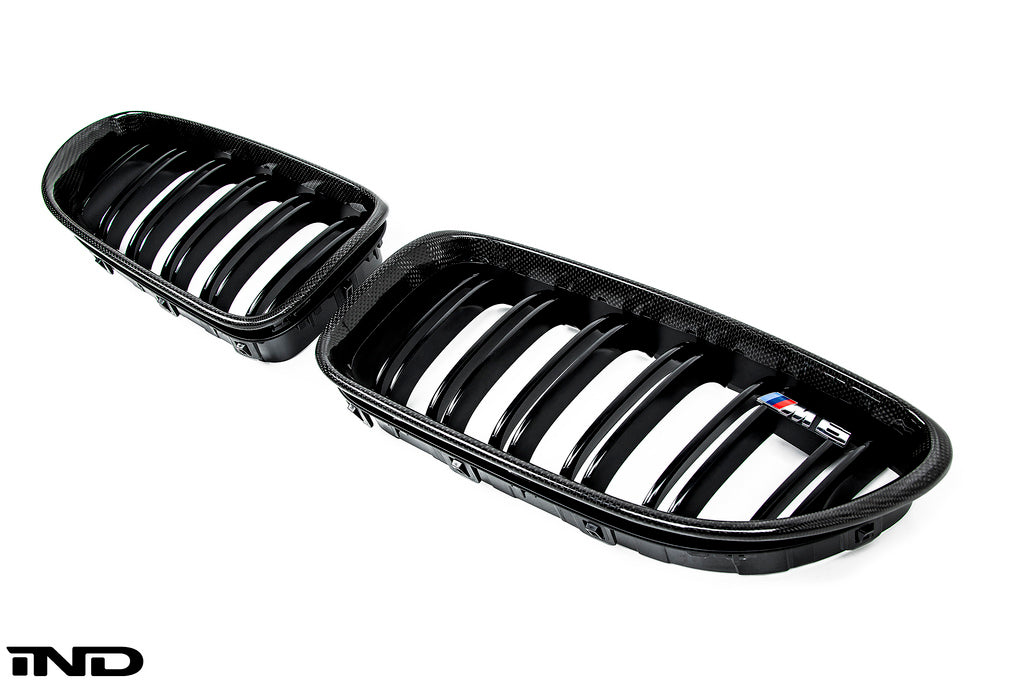 IND Carbon Fiber Front Grille Set - BMW M6 (F06/F12/F13) 2012-2019