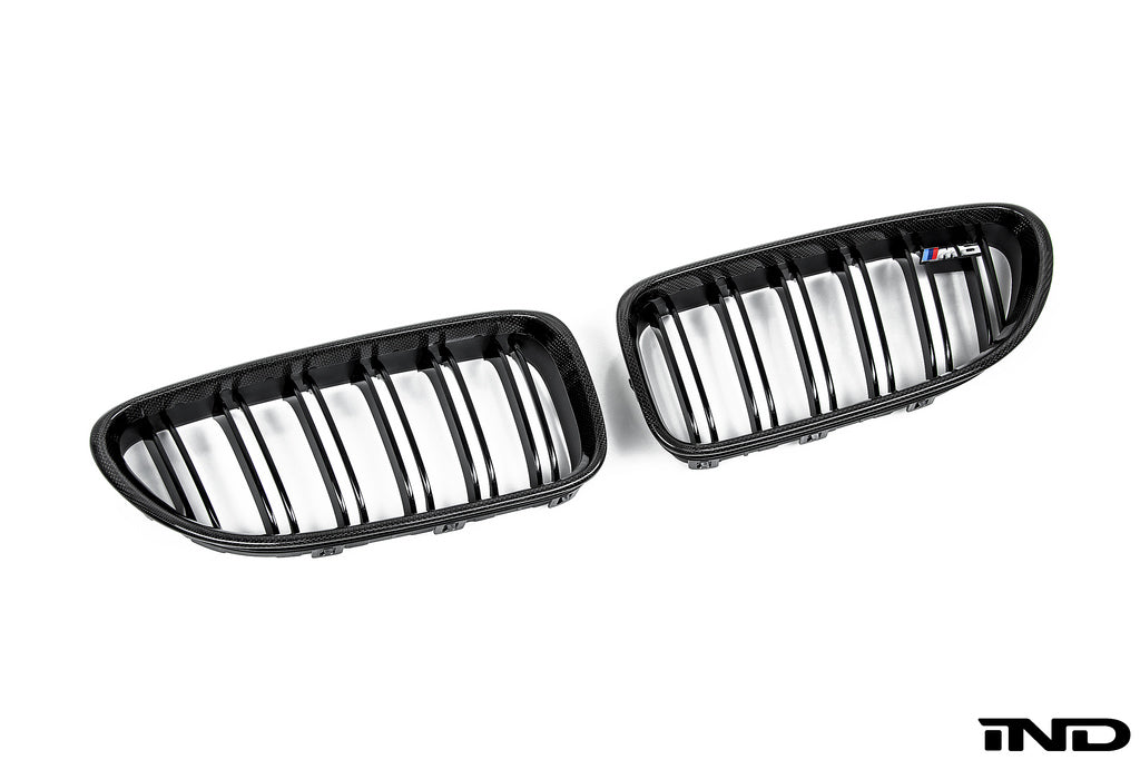 IND Carbon Fiber Front Grille Set - BMW M6 (F06/F12/F13) 2012-2019