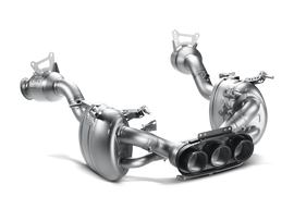 Akrapovic Titanium Slip-On Line Exhaust w/ Carbon Tips - Ferrari 458 Italia / 458 Spyder 2010-2015