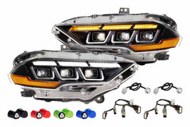 Morimoto Plug-N-Play Bi-LED Headlights - Ford Mustang 2018-2023