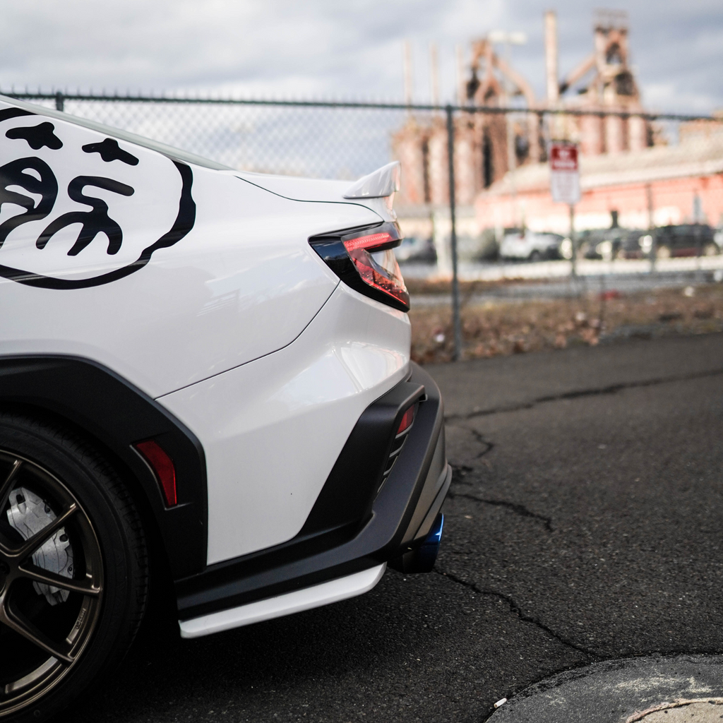 JDMuscle Duck Bill / Low Profile Spoiler V1 [Paint Matched / Gloss Black / Cherry Red] - Subaru WRX 2022-2025