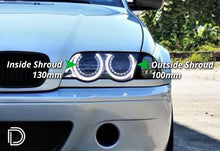 Load image into Gallery viewer, Diode Dynamics Red 100mm &amp; 130mm HD LED Halo Kit - BMW M3 2001-2006