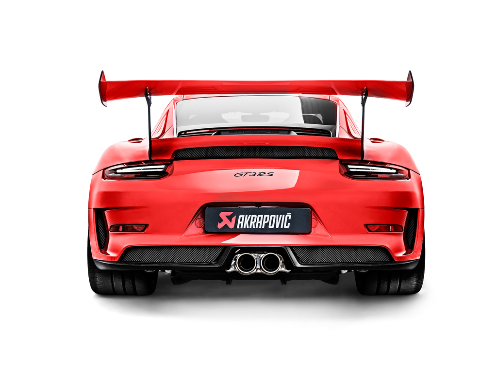 Akrapovic Titanium Slip-On Race Line Exhaust w/ Titanium Tips - Porsche 911 GT3 RS (991.2) 2019