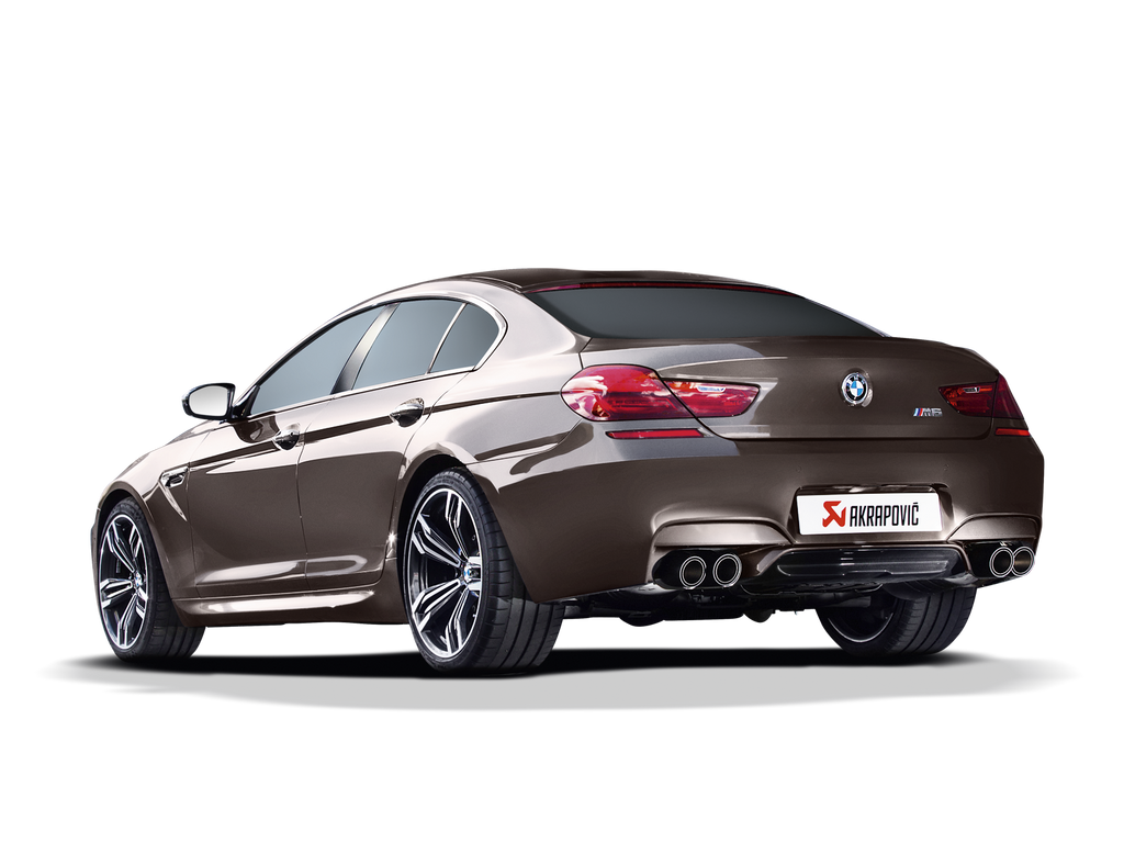 Akrapovic Titanium Evolution Line Cat Back Exhaust w/ Carbon Tips - BMW M6 Gran Coupe (F06) 2014-2019