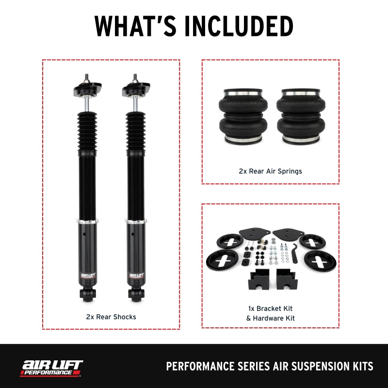 Air Lift Performance Rear Air Strut Kit - Dodge Charger 2011-2023 / Challenger 2015-2023