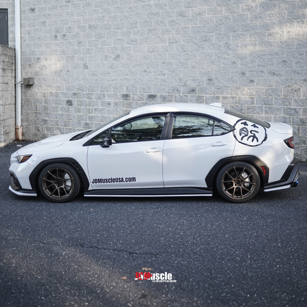 JDMuscle V2 Rain Guards / Window Visors - Subaru WRX 2022-2025