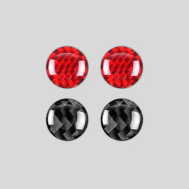 JDMuscle P&S Series Carbon Fiber Infotainment Volume/Tune Buttons Covers 2 PC - Subaru WRX 2022-2025