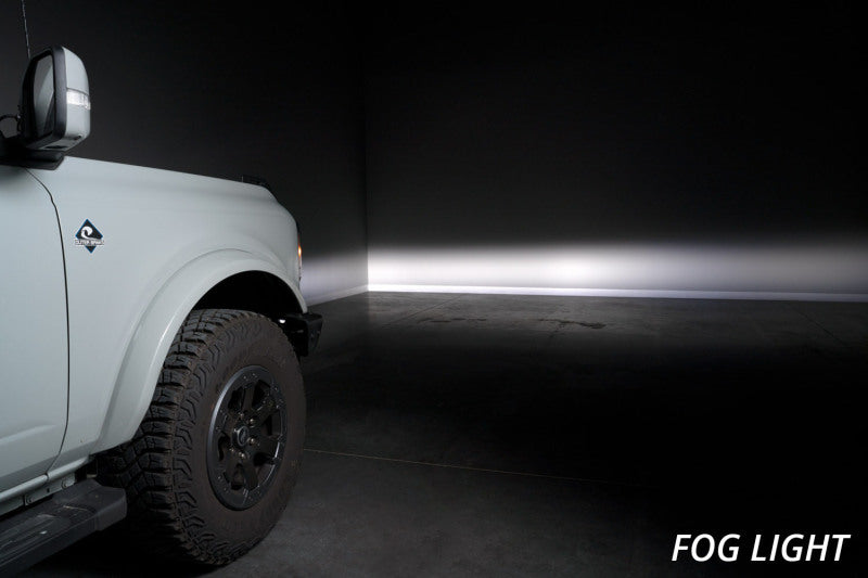 Diode Dynamics Stage Series White Pro Fog Pocket Kit - Ford Bronco 2021-2025