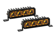 Load image into Gallery viewer, Diode Dynamics SS6 SAE/DOT Yellow Spot Sport LED Light Bar (Pair)