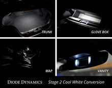 Load image into Gallery viewer, Diode Dynamics Stage 1 Green Interior LED Conversion Kit - Ford Mustang 2015-2017
