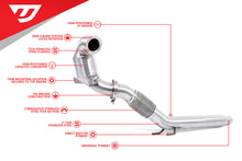 Load image into Gallery viewer, Unitronic Catted Downpipe - Volkswagen Golf / Jetta 1.4TSI Gen2 2019-2021