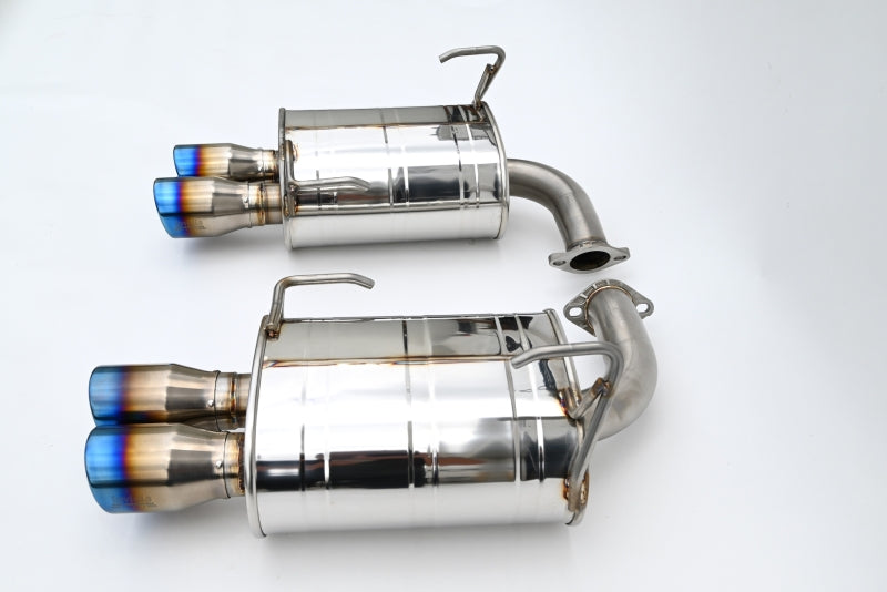 Invidia Q300 3.5" Rolled Dual Wall Titanium Tip Axleback Exhaust - Subaru WRX (VB) 2022+