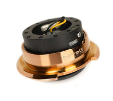 Load image into Gallery viewer, NRG Quick Release Kit Gen 2.8 - Black Body / Chrome Rose Gold Chrome Ring