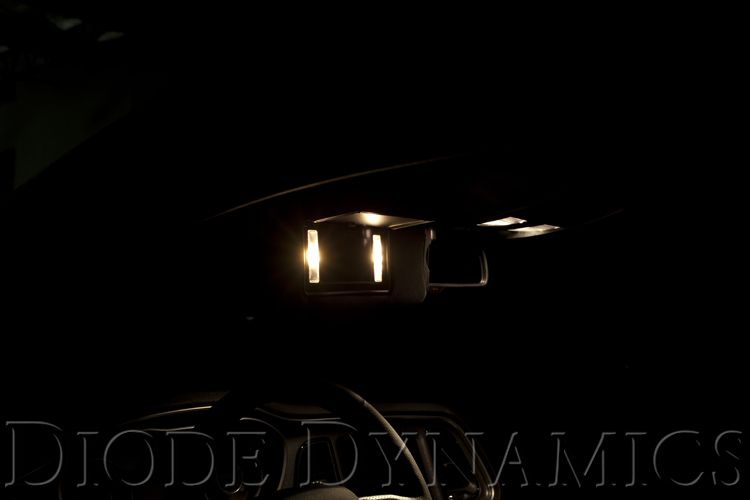 Diode Dynamics 28mm SMF2 Cool White Vanity Light LED Bulbs (Set of 4) - Multiple Fitments