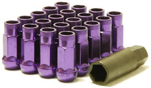 Load image into Gallery viewer, Wheel Mate Muteki SR48 Open End Lug Nuts - Purple 12x1.50 48mm