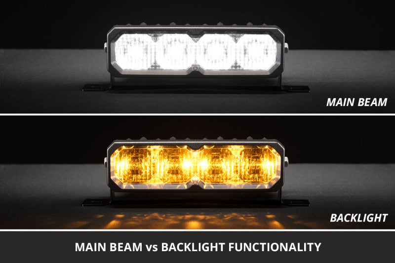 Diode Dynamics White SAE/DOT Driving Sport LED Lightbar Kit - Subaru WRX 2015-2017