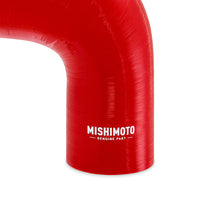 Load image into Gallery viewer, Mishimoto Silicone Reducer Coupler 90 Degree 2.25in to 2.5in - Red