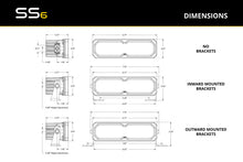 Load image into Gallery viewer, Diode Dynamics SS6 SAE/DOT Yellow Spot Sport LED Light Bar (Pair)