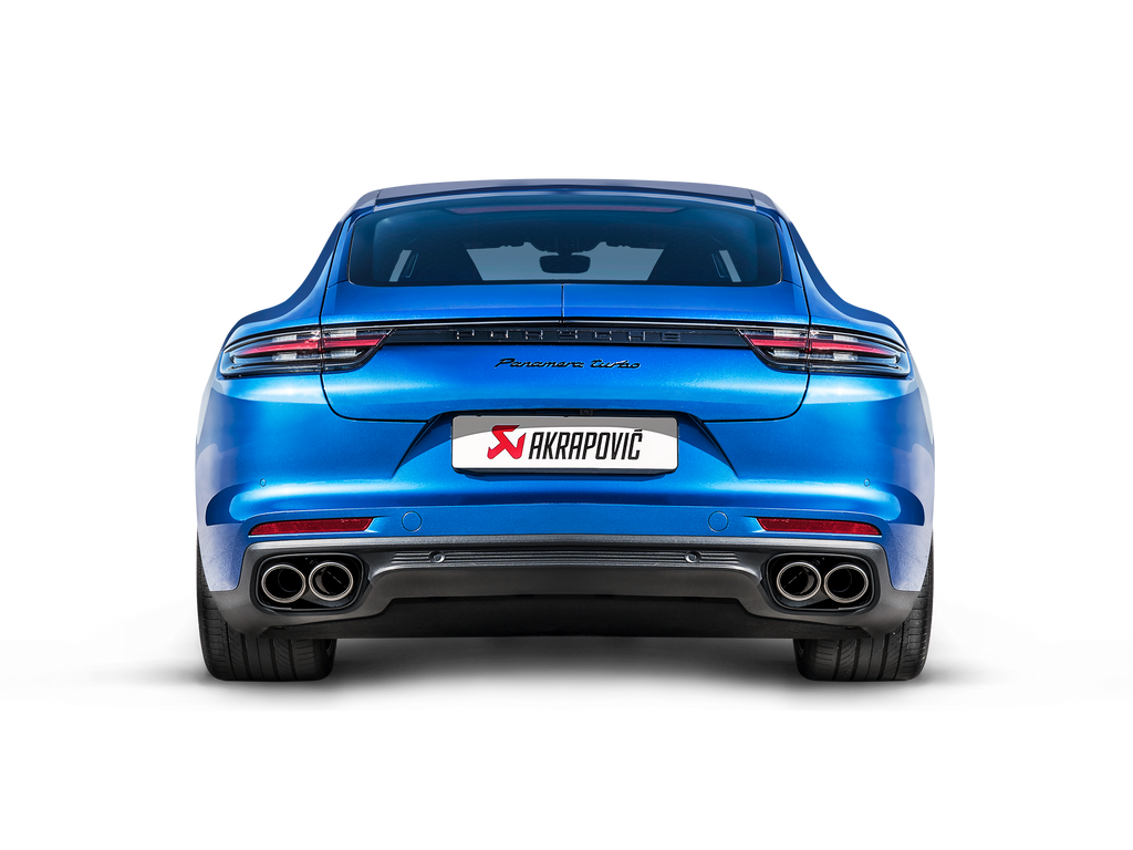 Akrapovic Titanium Evolution Line Cat Back Exhaust w/ Titanium Tips - Porsche Panamera GTS / Turbo (971) 2017-2023