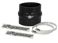 Load image into Gallery viewer, afe Magnum FORCE Intake Coupling Kit (3-1/4IN ID to 3-1/8IN ID x 3IN L) Black Straight Coupler w Hump - Universal