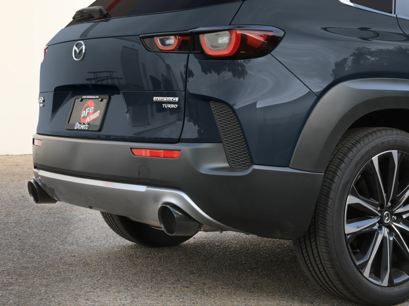 aFe Takeda 2.5in 304 SS Axle-Back Exhaust System w/ Black Tips - Mazda CX-50 2023+
