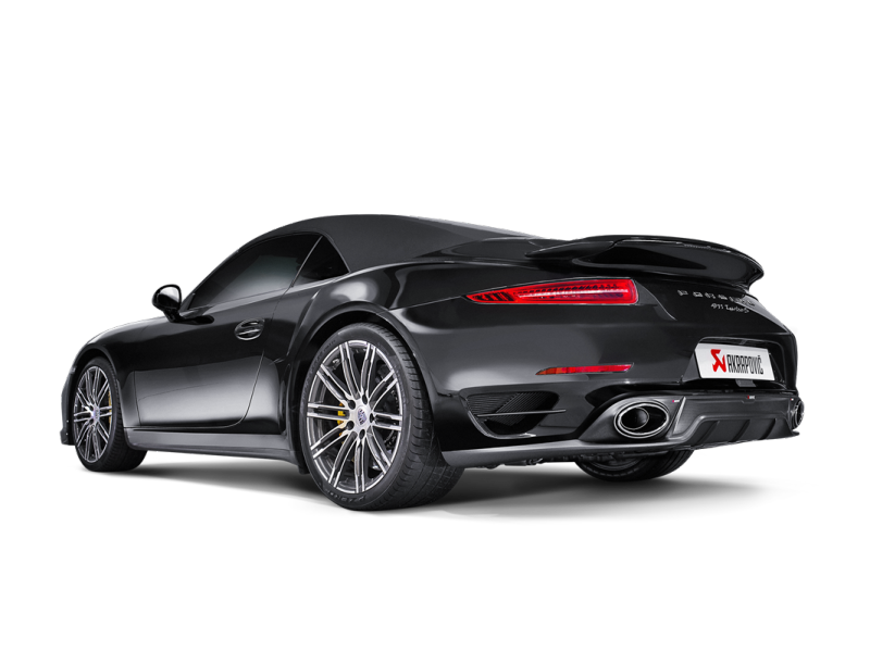 Akrapovic Rear Matte Carbon Fiber Diffuser - Porsche 911 Turbo/Turbo S (991.1)