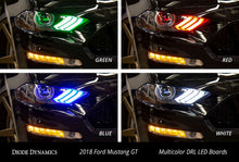 Load image into Gallery viewer, Diode Dynamics RGBWA™ DRL LED Boards - Ford Mustang 2018-2023 (USDM)