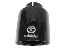 Load image into Gallery viewer, aFe Takeda 2-1/2&quot; 304 Stainless Steel Black Exhaust Tip - Universal