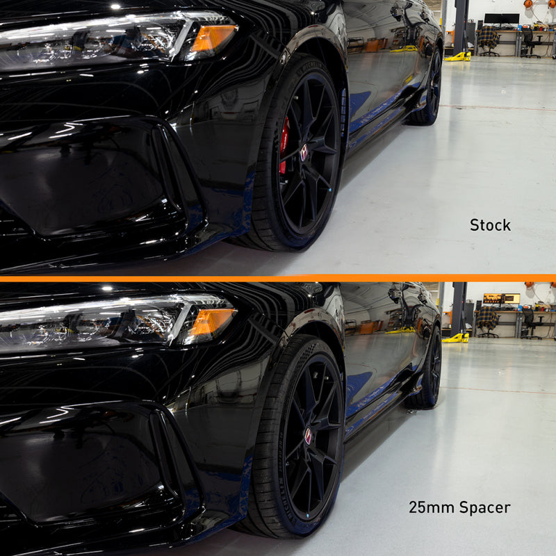 Mishimoto Black 50mm Wheel Spacers [5x120 - 64.1 CB - M14 x1.5] - Acura / Honda / Tesla