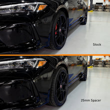 Load image into Gallery viewer, Mishimoto Black 50mm Wheel Spacers [5x120 - 64.1 CB - M14 x1.5] - Acura / Honda / Tesla