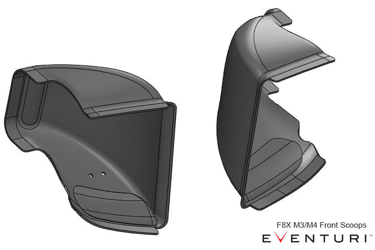 Eventuri Carbon Fiber Air Scoop Set - BMW M3/M4 (F8x) 2015-2020