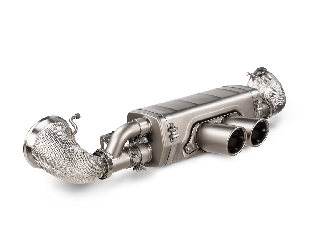 Akrapovic Titanium Slip-On Race Line Exhaust w/ Titanium Tips - Porsche 911 GT3/GT3 RS (992) 2022-2024