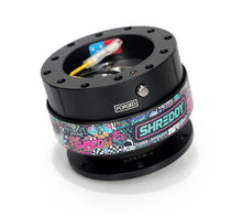 Load image into Gallery viewer, NRG Quick Release Gen 2.0 - Black Body/Black ring with Shreddy Collab Version 3