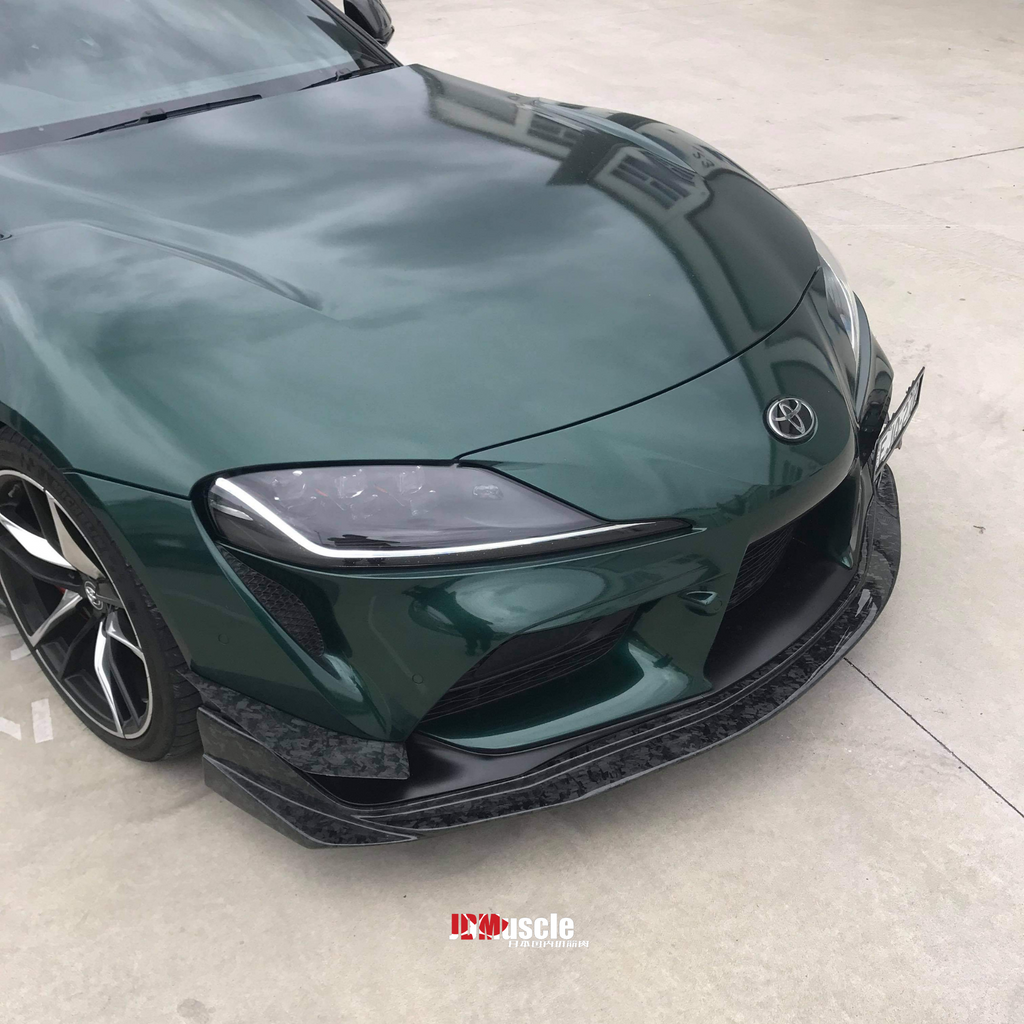 JDMuscle Tanso Carbon Fiber VS Style Canards - Toyota Supra 2020-2025