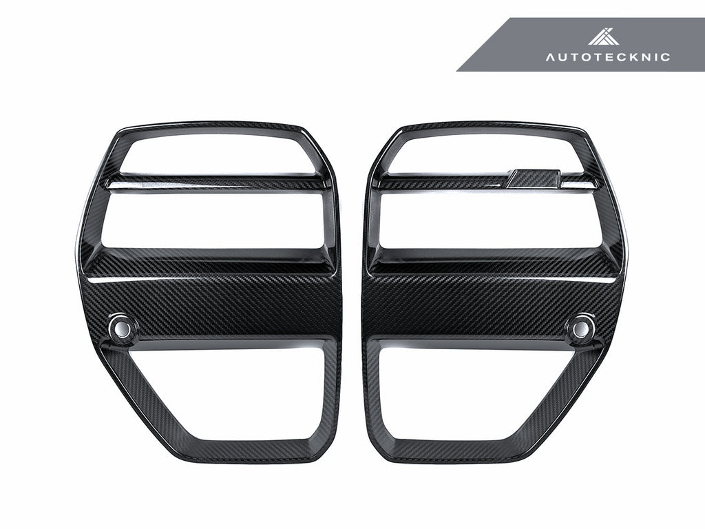 AutoTecknic Dry Carbon Motorsport V1 Front Grille - BMW M3/M4 (G8x) 2021+