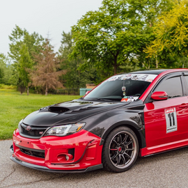 JDMuscle VS Style Carbon Fiber/FRP Fenders - Subaru WRX / STi 2008-2014