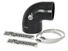 Load image into Gallery viewer, afe Magnum FORCE Intake Coupling Kit (4 IN ID to 3-3/8 IN ID x 90 Deg.) Black Elbow Coupler - Universal