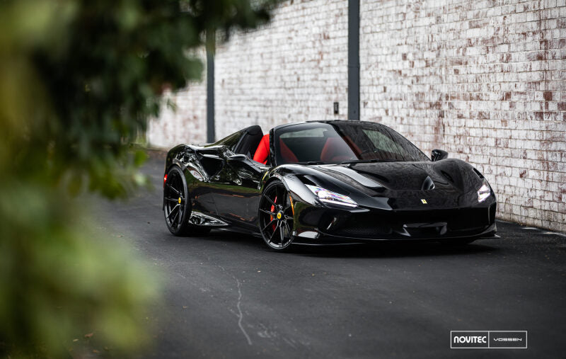 Vossen X Novitec NF10 Forged Gloss Black Wheel - 22x12 +33 - Ferrari 488 / F8 Rear Fitment
