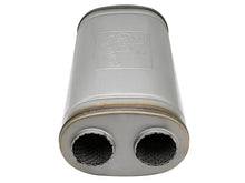 Load image into Gallery viewer, aFe MACH Force-Xp 2-1/2&quot; 409 Stainless Steel Oval Body Muffler - Universal