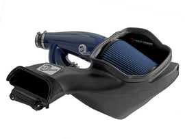 aFe Track Series Blue Kevlar Carbon Fiber Intake System w/Black Pro 5R Filter - Ford F-150 3.5TT 2017-2024