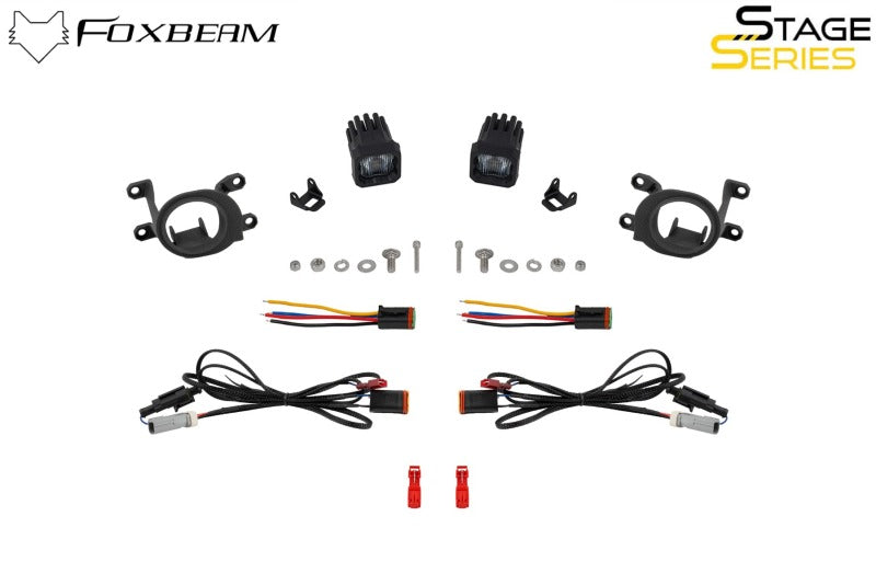 Diode Dynamics SSC1 LED Fog Light Kit (Yellow SAE Fog) - Toyota GR Corolla 2023+