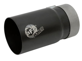 aFe MACH Force-Xp 3-1/2 IN 304 Stainless Steel Black Exhaust Tip - Universal