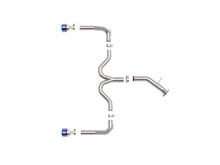 Load image into Gallery viewer, aFe Takeda 3in to 2.5in SS Axle-Back Exhaust System w/ Blue Flame Tips - Kia Forte GT 1.6T 2020-2021