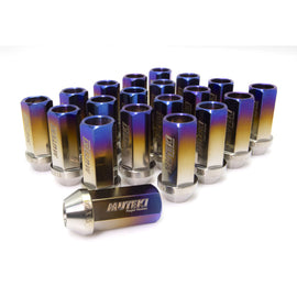 Wheel Mate Muteki Burned Titanium Open End Lug Nuts - 14x1.50
