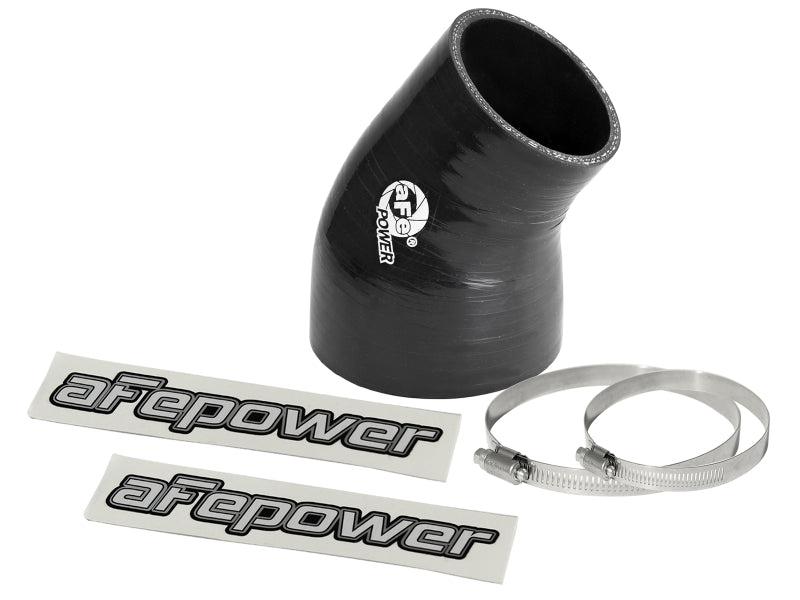 afe Magnum FORCE Intake Coupling Kit (3 IN ID to 2-1/4 IN ID x 35 Deg.) Black Elbow Coupler - Universal